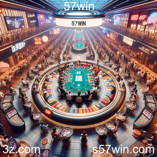 A Emoção do Pôquer Online no 57win